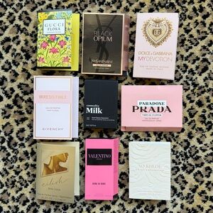 Perfume samples bundle - 9 items (NIB)